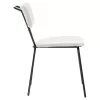 Dining Chair DORY Black Metal frame and Light Grey fabric 48,5x61x76Hcm. Dining Chair DORY Black Metal frame and Light Grey fabric 48,5x61x76Hcm.