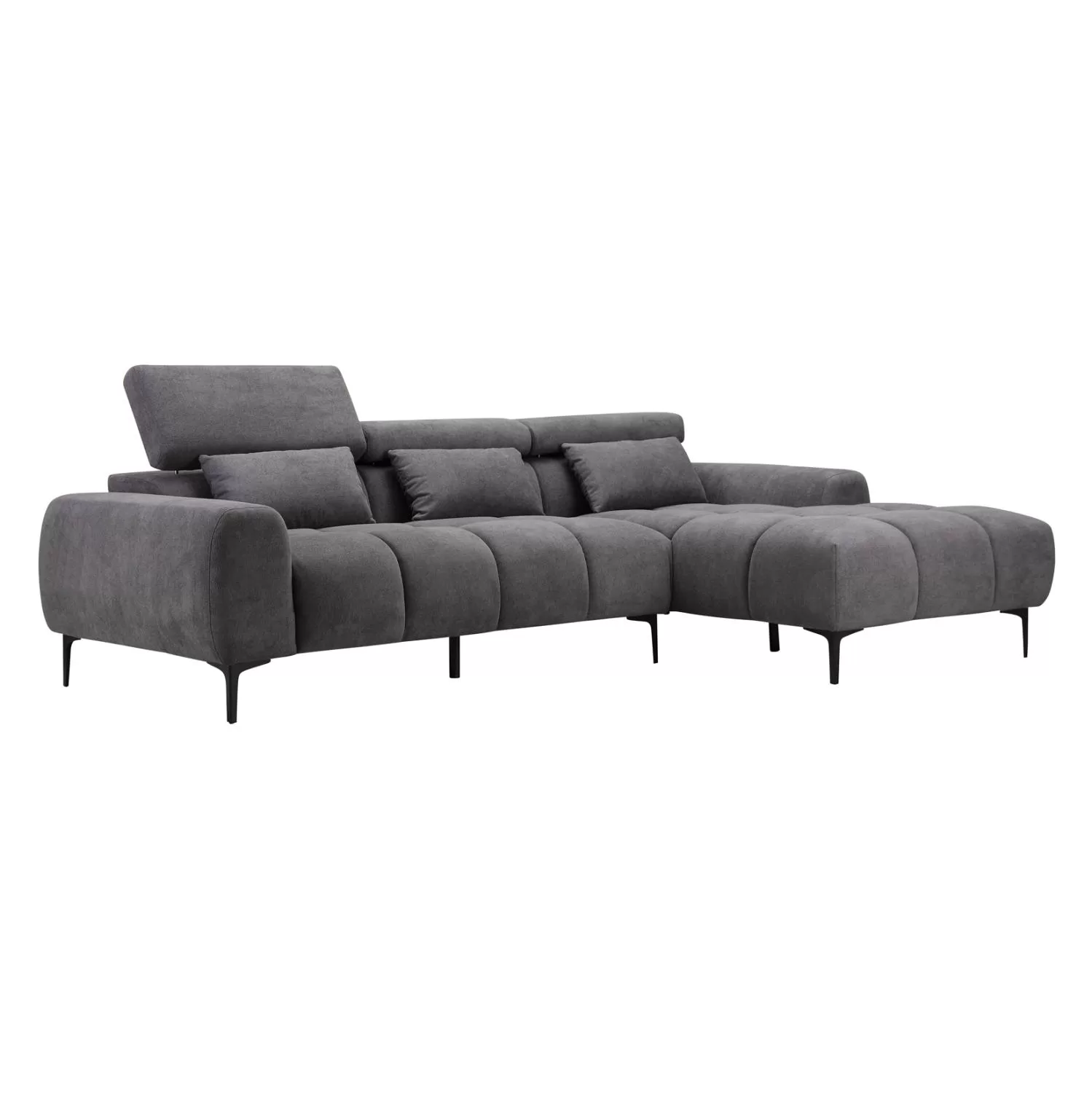 ΚΑΝΑΠΕΣ ΔΕΞΙΑ ΓΩΝΙΑ DIVYA  ΣΥΝΘ.SUEDE ΓΚΡΙ 266x104x97Υεκ. ΚΑΝΑΠΕΣ ΔΕΞΙΑ ΓΩΝΙΑ DIVYA  ΣΥΝΘ.SUEDE ΓΚΡΙ 266x104x97Υεκ.