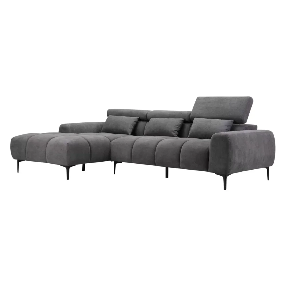 ΚΑΝΑΠΕΣ ΑΡΙΣΤΕΡΗ ΓΩΝΙΑ DIVYA  ΣΥΝΘ.SUEDE ΓΚΡΙ 266x104x97Υεκ. ΚΑΝΑΠΕΣ ΑΡΙΣΤΕΡΗ ΓΩΝΙΑ DIVYA  ΣΥΝΘ.SUEDE ΓΚΡΙ 266x104x97Υεκ.