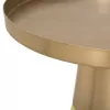 Coffee Table Auxiliary VALERY Green Glass and Gold Metal Φ39.5x52Hcm Coffee Table Auxiliary VALERY Green Glass and Gold Metal Φ39.5x52Hcm