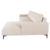 Corner Sofa NOA Right Corner in Ecru fabric 288x157x80cm Corner Sofa NOA Right Corner in Ecru fabric 288x157x80cm