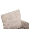Dining Armchair GAZER Beige fabric and Rubberwood legs 66x63x91Hcm. Dining Armchair GAZER Beige fabric and Rubberwood legs 66x63x91Hcm.