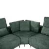 SYMMET Corner Sofa Reversible Green Fabric and Charcoal Legs 314x314x102cm SYMMET Corner Sofa Reversible Green Fabric and Charcoal Legs 314x314x102cm