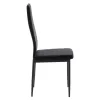 Chair LADY Black Velvet with Metal frame Chair LADY Black Velvet with Metal frame