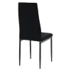 Chair LADY Black Velvet with Metal frame Chair LADY Black Velvet with Metal frame