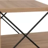 Coffee Table Auxiliary - Bedside Table C9434.01 Melamine Natural 50x40x55cm Coffee Table Auxiliary - Bedside Table C9434.01 Melamine Natural 50x40x55cm