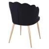 Chair AVIE C8737.04 with Metal Gold frame and Black Velvet 48x48x85cm. Chair AVIE C8737.04 with Metal Gold frame and Black Velvet 48x48x85cm.
