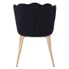 Chair AVIE C8737.04 with Metal Gold frame and Black Velvet 48x48x85cm. Chair AVIE C8737.04 with Metal Gold frame and Black Velvet 48x48x85cm.