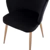 Chair AVIE C8737.04 with Metal Gold frame and Black Velvet 48x48x85cm. Chair AVIE C8737.04 with Metal Gold frame and Black Velvet 48x48x85cm.