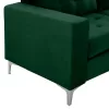 Corner sofa SANTINO Reversible Velvet Fabric Cypress 190x128x82cm