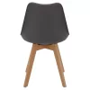 Chair VEGAS C0033.03 Beech Wood legs with Dark Grey PP Seat 45x56x80Hcm Chair VEGAS C0033.03 Beech Wood legs with Dark Grey PP Seat 45x56x80Hcm