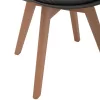 Chair VEGAS C0033.03 Beech Wood legs with Dark Grey PP Seat 45x56x80Hcm Chair VEGAS C0033.03 Beech Wood legs with Dark Grey PP Seat 45x56x80Hcm