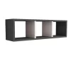 WALL SHELF MELAMINE GREY & WHITE 90x22x25,6Hcm. WALL SHELF MELAMINE GREY & WHITE 90x22x25,6Hcm.