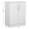 SHOE CABINET EMERIE MELAMINE WHITE 60x40x80Hcm.