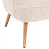 Armchair - Bergerac MYLIE C8394.20 Ecru Boucle Fabric 66X75X93H cm Armchair - Bergerac MYLIE C8394.20 Ecru Boucle Fabric 66X75X93H cm