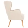 Armchair - Bergerac MYLIE C8394.20 Ecru Boucle Fabric 66X75X93H cm Armchair - Bergerac MYLIE C8394.20 Ecru Boucle Fabric 66X75X93H cm