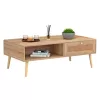 Τραπεζάκι σαλονιού COLM Rattan σε Φυσικό χρώμα 110x59x39,5Yεκ. Τραπεζάκι σαλονιού COLM Rattan σε Φυσικό χρώμα 110x59x39,5Yεκ.