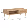 Coffee table COLM Rattanin Natural color 110x59x39.5cm Coffee table COLM Rattanin Natural color 110x59x39.5cm