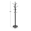 FLOOR STANDING HANGER  METALLIC 13 HANGING POSITIONS-BLACK Φ37x180Hcm. FLOOR STANDING HANGER  METALLIC 13 HANGING POSITIONS-BLACK Φ37x180Hcm.