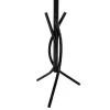 FLOOR STANDING HANGER  METALLIC IN BLACK COLOR-7 HANGING POSITIONS 41x41x176Hcm. FLOOR STANDING HANGER  METALLIC IN BLACK COLOR-7 HANGING POSITIONS 41x41x176Hcm.