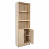 Bookshelf Melamine Ensley Sonama with metal handle 60x30x180 cm Bookshelf Melamine Ensley Sonama with metal handle 60x30x180 cm