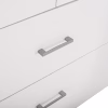 Wardrobe REINA with 2 Drawers White 80x42.5x180.5 cm