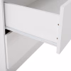 Wardrobe REINA with 2 Drawers White 80x42.5x180.5 cm