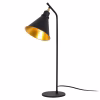 TABLE LAMP IN BLACK AND GOLD  Φ28x50cm