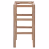 WOODEN STOOL WITHOUT BACK MADE OF BEECH TREE WOOD  35,5x35,5x78cm UNPAINTED WOODEN STOOL WITHOUT BACK MADE OF BEECH TREE WOOD  35,5x35,5x78cm UNPAINTED