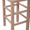 WOODEN STOOL WITHOUT BACK MADE OF BEECH TREE WOOD  35,5x35,5x78cm UNPAINTED WOODEN STOOL WITHOUT BACK MADE OF BEECH TREE WOOD  35,5x35,5x78cm UNPAINTED