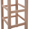 WOODEN STOOL WITHOUT BACK MADE OF BEECH TREE WOOD  35,5x35,5x78cm UNPAINTED WOODEN STOOL WITHOUT BACK MADE OF BEECH TREE WOOD  35,5x35,5x78cm UNPAINTED