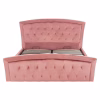 Upholstered Bed ODELIA Double with Storage space Velvet Dusty Pink 160x200 cm Upholstered Bed ODELIA Double with Storage space Velvet Dusty Pink 160x200 cm