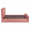 Upholstered Bed ODELIA Double with Storage space Velvet Dusty Pink 160x200 cm Upholstered Bed ODELIA Double with Storage space Velvet Dusty Pink 160x200 cm