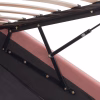 Upholstered Bed ODELIA Double with Storage space Velvet Dusty Pink 160x200 cm Upholstered Bed ODELIA Double with Storage space Velvet Dusty Pink 160x200 cm