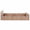 Bed ADLER Single Sonoma Oak 90X200 cm Bed ADLER Single Sonoma Oak 90X200 cm