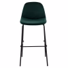 Stool VINCENT  VELVET GREEN AND METAL FRAME 56,5x47x106 cm. Stool VINCENT  VELVET GREEN AND METAL FRAME 56,5x47x106 cm.