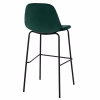 Stool VINCENT  VELVET GREEN AND METAL FRAME 56,5x47x106 cm. Stool VINCENT  VELVET GREEN AND METAL FRAME 56,5x47x106 cm.