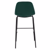 Stool VINCENT  VELVET GREEN AND METAL FRAME 56,5x47x106 cm. Stool VINCENT  VELVET GREEN AND METAL FRAME 56,5x47x106 cm.