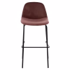VINCENT STOOL VELVET DUSTY PINK AND METAL FRAME  56,5Χ47Χ106 cm. VINCENT STOOL VELVET DUSTY PINK AND METAL FRAME  56,5Χ47Χ106 cm.