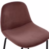 VINCENT STOOL VELVET DUSTY PINK AND METAL FRAME  56,5Χ47Χ106 cm. VINCENT STOOL VELVET DUSTY PINK AND METAL FRAME  56,5Χ47Χ106 cm.