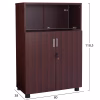 OFFICE CABINET  WENGE 80x38x118,5 OFFICE CABINET  WENGE 80x38x118,5