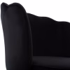 Medium Height Bar Stool VESNA C8736.04 Black Velvet and Metal Frame 50x50x90cm Medium Height Bar Stool VESNA C8736.04 Black Velvet and Metal Frame 50x50x90cm