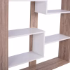 BOOKCASE MARCELINE  100Χ21Χ124,5 WHITE BOOKCASE MARCELINE  100Χ21Χ124,5 WHITE