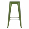 Bar stool MELITA C8642.13 Metal Light Olive Green 43x43x78cm. Bar stool MELITA C8642.13 Metal Light Olive Green 43x43x78cm.