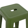 Bar stool MELITA C8642.13 Metal Light Olive Green 43x43x78cm. Bar stool MELITA C8642.13 Metal Light Olive Green 43x43x78cm.