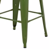 Σκαμπό μπαρ MELITA Μεσαίου ύψους Μεταλλικό σε Light Olive Green 43x43x67Yεκ. Σκαμπό μπαρ MELITA Μεσαίου ύψους Μεταλλικό σε Light Olive Green 43x43x67Yεκ.