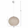 Ceiling Light C7626.02 in Beige color Φ20x70cm Ceiling Light C7626.02 in Beige color Φ20x70cm