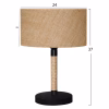 Table Lamp C7601.01 Beige - Black Φ24x37cm