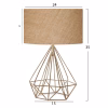 Table Lamp C7606.01 Metallic Beige - Gold Φ24x35cm Table Lamp C7606.01 Metallic Beige - Gold Φ24x35cm