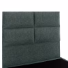 Upholstered Bed MILO Semi-double Nubuck Green 120x200 cm